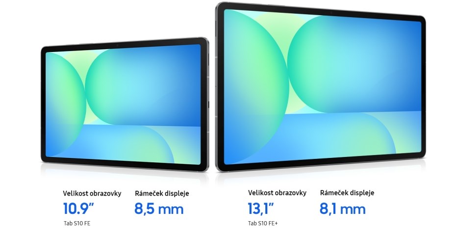 Samsung GalaxyTab 10 FE velký displej